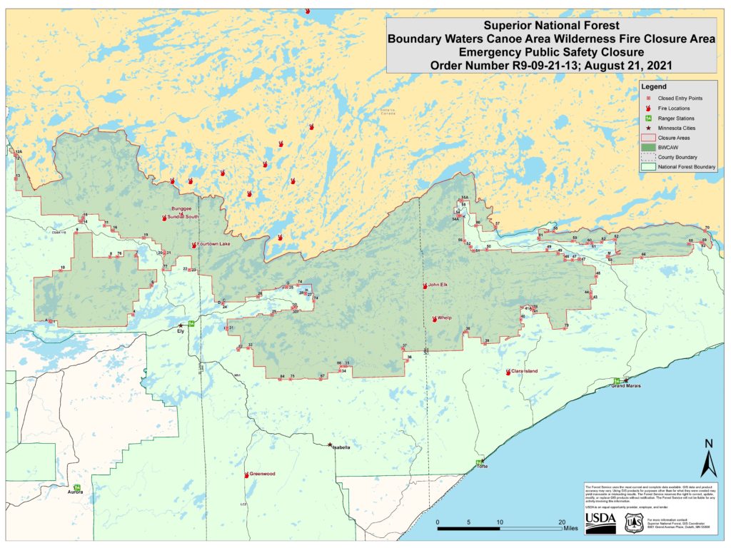 BWCA Wilderness Closure - Sawbill Canoe Outfitters