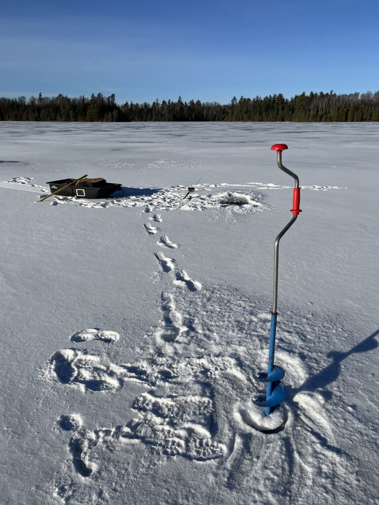 Ice Prospecting - Sawbill Canoe Outfitters